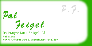 pal feigel business card